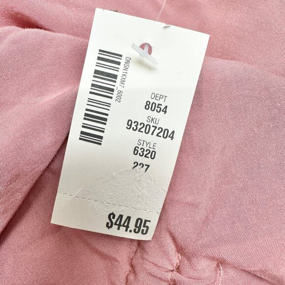 Aéropostale Womens Plaid Slip Dress S Dusty Rose and Blue Lined Rayon Polyester - Picture 4 of 10